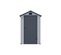 Abri de jardin en résine gris 1,39 m² - CESIO