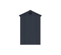 Abri de jardin en résine gris anthracite 1,39 m² - CESIO