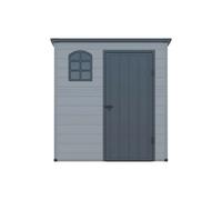 Abri de jardin en résine gris clair 2,09 m² - NERIO