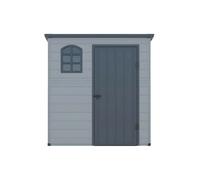 Abri de jardin en résine gris clair 2,09 m² - NERIO