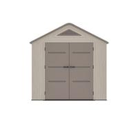 Abri de jardin en résine HDPE beige et marron 4,5 m² avec plancher - épaisseur 22 mm - ANTEVA