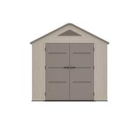 Abri de jardin en résine HDPE beige et marron 9,5 m² avec plancher - épaisseur 22 mm - ANTEVA