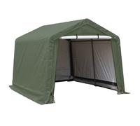 Abri de jardin en toile renforcée - HABRITA - Toit 2 pentes - 3,65 x 3,65 m - Vert foncé