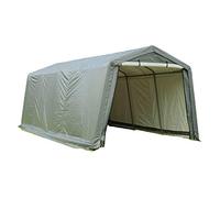 Habrita - Abri de jardin - AT 3061 - Toile renforcée - Toit 2 pentes - 3,05 x 6,10 m - Vert