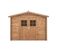 Abri de jardin - GARTFLEX - INT044 - Bois traité - 19 mm - Surface utile 7.62 m²
