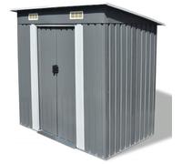 Abri de jardin - GOTOTOP - TOP-ZHU - Métal - 190 x 124 x 181 cm - 2 m²