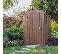Abri de jardin - Keter - Darwin 46 - Polypropylène - Marron - Avec fenêtre