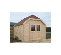 Abri De Jardin 28mm Porte Semi-Vitrée Kit Ventilation Limerick Solid