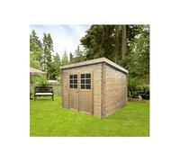 Solid Abri de Jardin Maisonnette Chalet de Jardin Hof Vert G