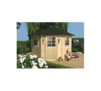 Abri Jardin Bois "Nancy" - 5.70 M2 - 2.55 X 2.55 X 2.75 M - 28 Mm