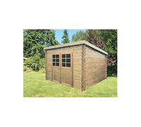 Abri De Jardin Riom En Bois Massif 298x238cm