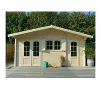 Solid Abri de Jardin Bois Rostock 40mm (568x388cm) - S8970