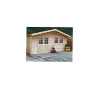 Abri jardin bois "Vernier" - 34.84 m² - 6.05 x 5.75 x 2.53 m - 28 mm