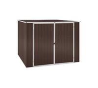 Abri de jardin Marrron 195x198x159 cm Acier galvanisé
