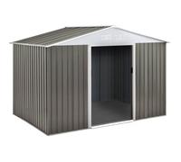 Abri de jardin métal ""Dallas"" - 4,07 m² - Taupe