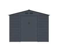 Abri de jardin métal en acier galvanisé - Anthracite - 5,40 m² - ADELMO