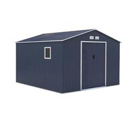 Abri de jardin métal en acier galvanisé gris 12,99 m² - ARCHER