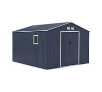 Abri de jardin métal en acier galvanisé gris 12,99 m² - ARCHER