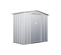 Abri de jardin métal en acier galvanisé gris 2,36 m² - LINUS