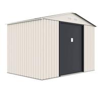 Abri De Jardin Métal "Nebraska" - 5.30 M² - Beige/Gris Anthracite Beige