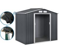 Abri De Jardin Métal - "Vegas" - 2,7 M² Avec Gouttière
