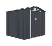 Abri de jardin métal ""Vegas"" - 4,07 m² - Gris