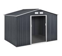 Abri de jardin métal ""Vegas"" - 5,29 m2 (4,83 m2 au sol) - Gris
