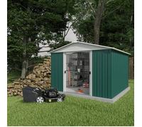 YardMaster Abri de jardin en métal acier galvanisé vert 9 m² - 1010GEYZ - 1010GEYZ