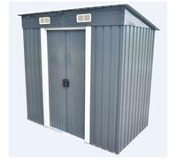 Bc-elec - 5662-0503 Abri de jardin mtallique 121 x 194 x 181cm