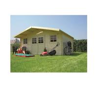 Solid - Abri de jardin Montreux 5080x5080 - SOL5412025983445 - Vert - Carton