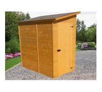 Abri de jardin mural range-vélos-scooters-motos avec porte latérale - 223x130x220cm