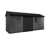 Abri de Jardin Newton Plus 1775-11,2 m² - Gris Aspect Bois - KETER