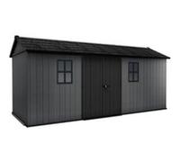 Abri de jardin NEWTON PLUS 1775 KETER L539 x P230 x H246 cm 12,39 m² coloris gris anthracite