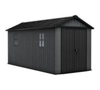 Abri de jardin NEWTON PLUS 7515 KETER L230 x P476 x H246 cm 10,94 m² coloris gris anthracite