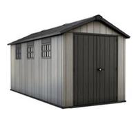 Abri de jardin OAKLAND 7511 en résine - KETER - gris et noir - Surface hors tout 8,02 m²
