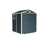 Abri de jardin en plastique, structure en aluminium 3,65m² Weppes