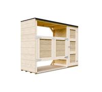 Abri de Jardin pour poubelles, Cache Poubelle extérieur 2x240L - Coffre de Rangement Exterieur, Armoire de Jardin, cabane de Jardin Exterieur - Timbela M981A