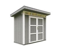 Abri de jardin qualité premium 3m² l161xl294xh239 cm - gris foncé