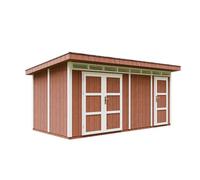 Abri de Jardin Qualité Premium 8.52+2.95 m² - Cabane de Jardin Exterieur Cabane de Jardin - Timbela M905C - REDWOOD RED