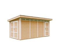 Abri de Jardin Qualité Premium 8.52+2.95 m² - Cabane de Jardin Exterieur Cabane de Jardin - Timbela M905C - HARVEST HONEY