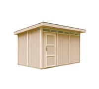 Abri de jardin qualité premium 9m² l412xl279xh237 cm - beige
