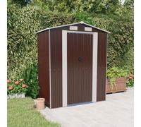 Abri de Jardin Rangement Terrasse Extérieur Acier Galvanisé Terrasse vidaXL