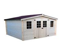 Abri de jardin sans plancher 16.81 m² bois naturel ba 4040.02 n