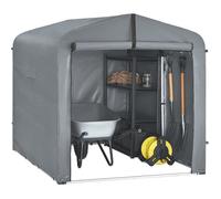 Abri de Jardin - SoBuy - KLS11-L-DG - Imperméable - 159x219x165 cm - Gris