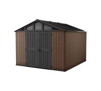 Abri de jardin Stronghold 10115 - 10,7 m2 - Marron Aspect Bois - KETER