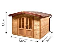 Abri de jardin Thania 3,62X3,65m
