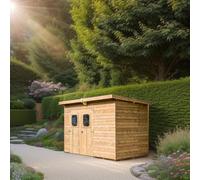 Abri de jardin THT sans entretien 3.33 x 2.20m