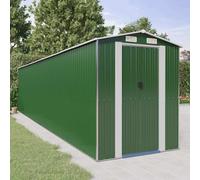 Abri de Jardin Vert 192x274x223 cm Acier Galvanisé Cabine de Stockage vidaXL