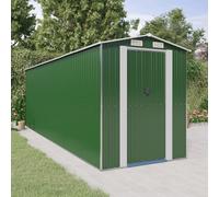 Abri de Jardin Vert 192x274x223 cm Acier Galvanisé Cabine de Stockage vidaXL