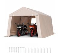 Abri de Jardin-VEVOR-305x458 cm-Tente de Rangement-avec Double Porte à Fermeture Éclair Enroulable-Abri de Stockage Portable